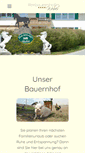 Mobile Screenshot of ferienhof-weber.de